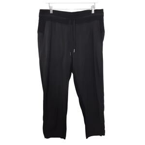 Lululemon Dance Studio Mid Rise Cropped Pants Black Womens 12